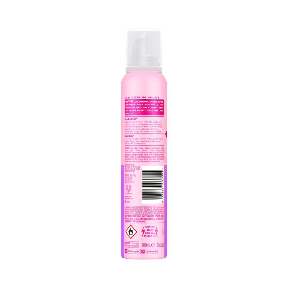 VO5 High Definition Curl Up Mousse - 200 ML