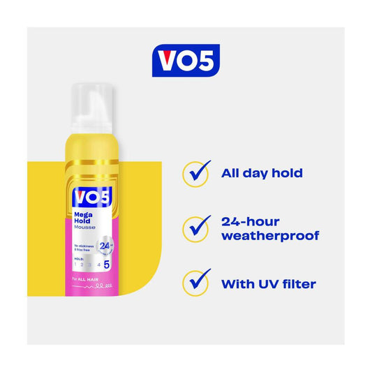 Vo5 Megahold Mousse - 200 GRAM