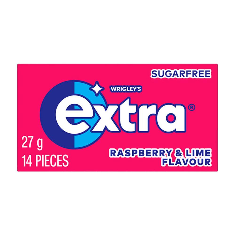 Extra Raspberry & Lime Sugar Free Chewing Gum - 27g
