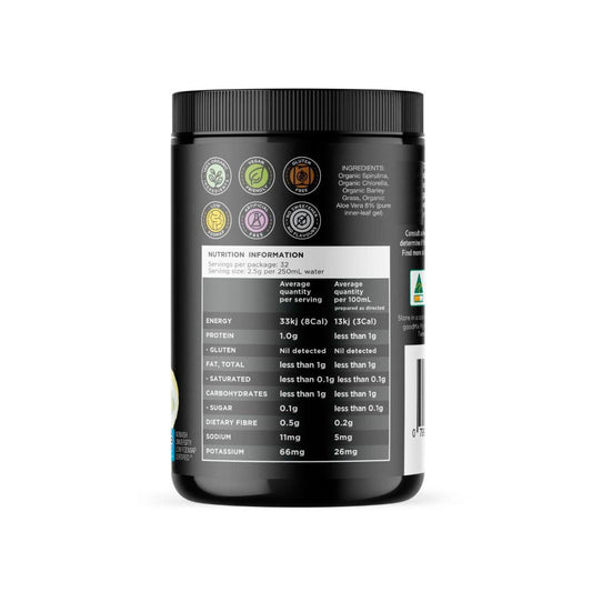 Goodmix Super Greens+aloe Super Greens Plus Aloe Australian Organic Gree ... 80g