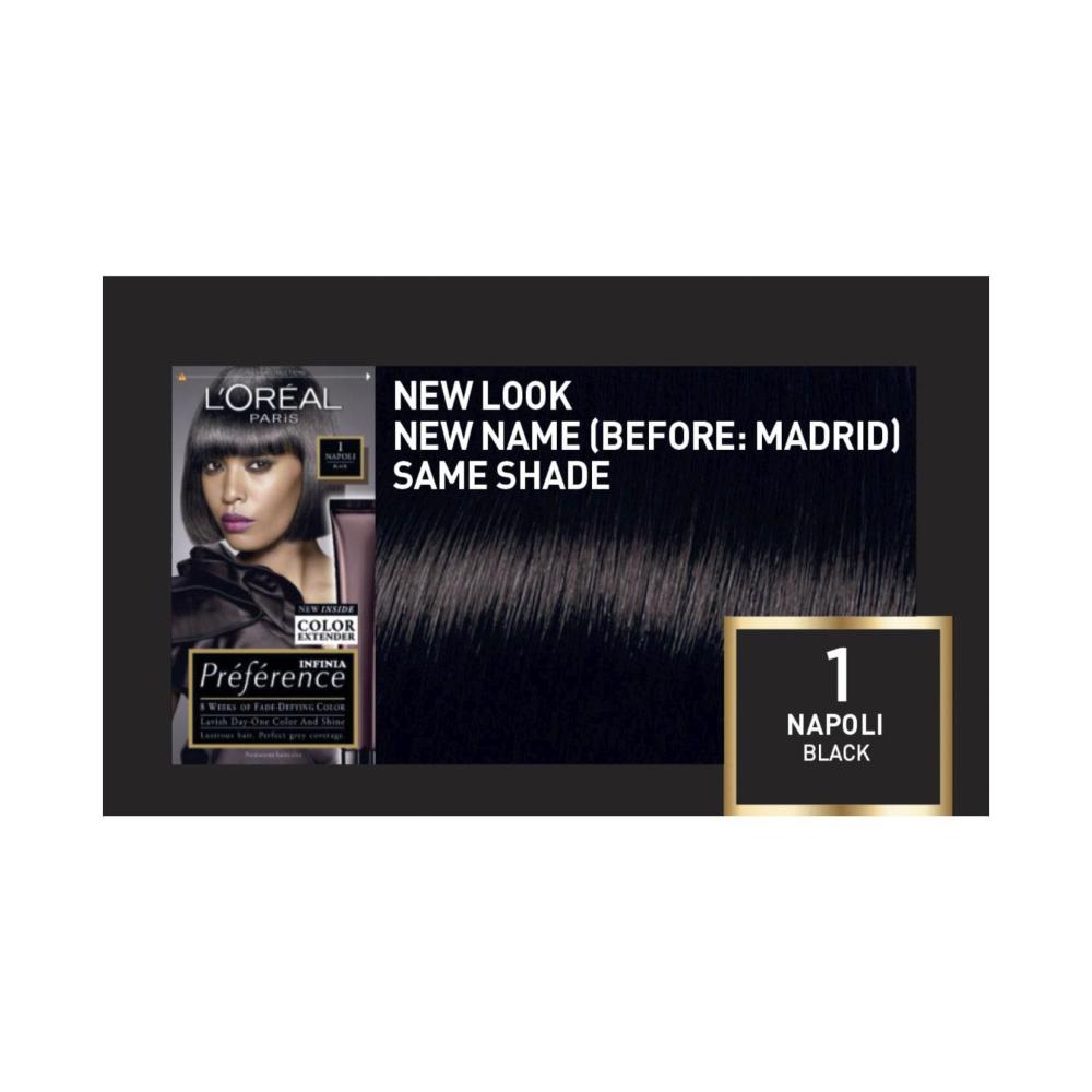 L'Oreal Preference 1.0 Napoli Hair Colour - 1 pack
