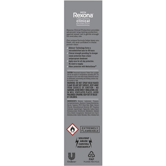 Rexona Men Clinical Clean Scent 180ml