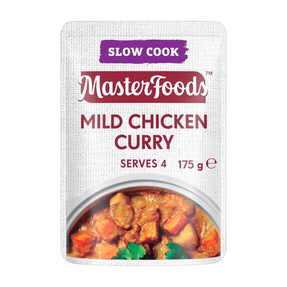 MasterFoods Slow Cooker Mild Chicken Curry Recipe Base - 175g