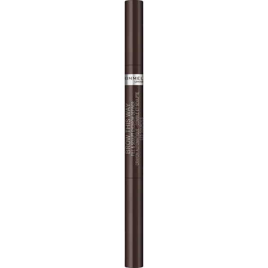 Rimmel London Brow This Way 2in2 Eye Brow Dark Brown 0.4g