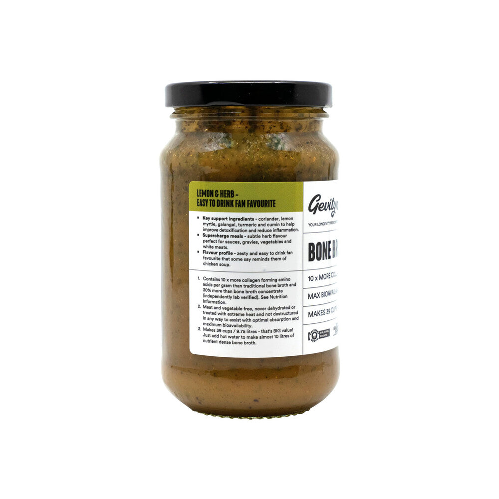 Gevity Rx Bone Broth Body Glue Lemon & Herb - 390g