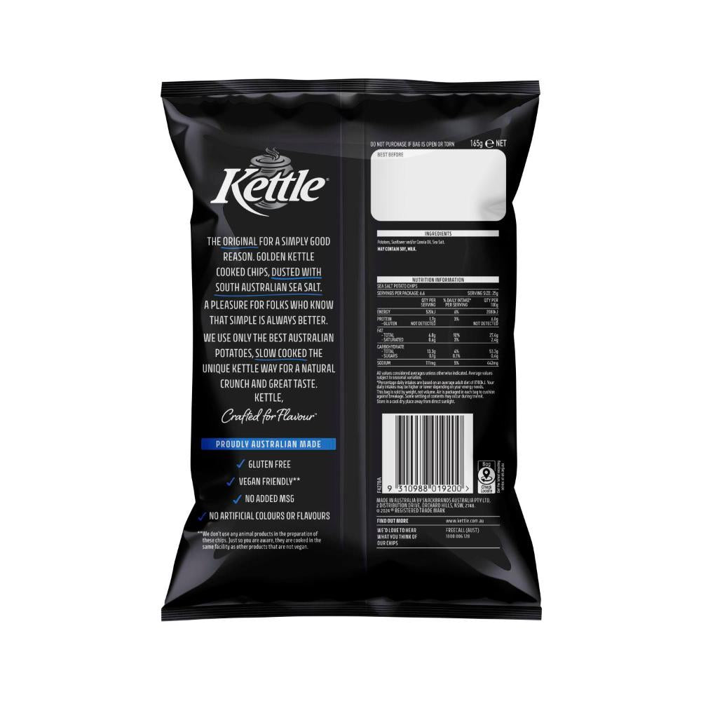 Kettle Sea Salt Potato Chips - 165g