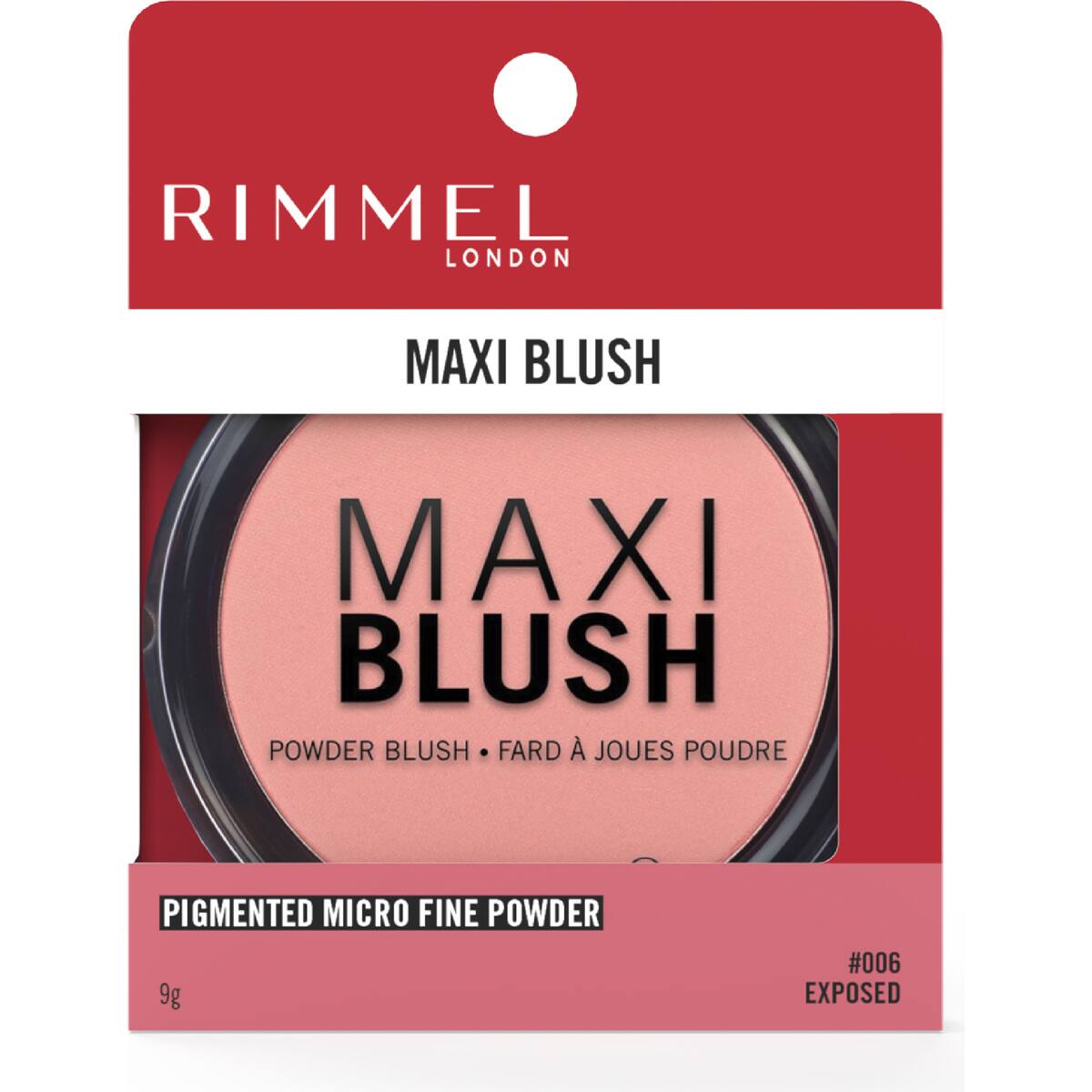 Rimmel London Maxi Blush Powder Exposed 9g