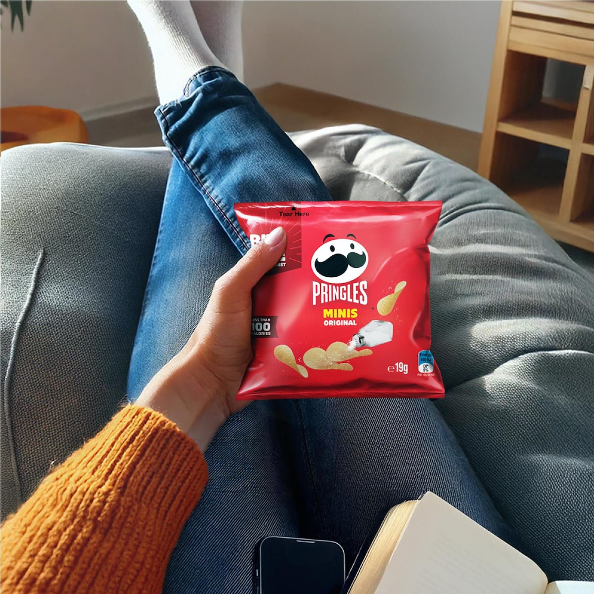 Pringles Minis Multipack Original Potato Chips 5 Pack Each