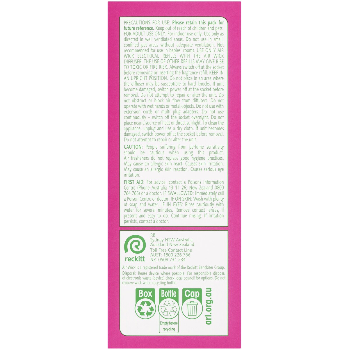 Air Wick Pure Cherry Blossom Plug-In Diffuser 19mL