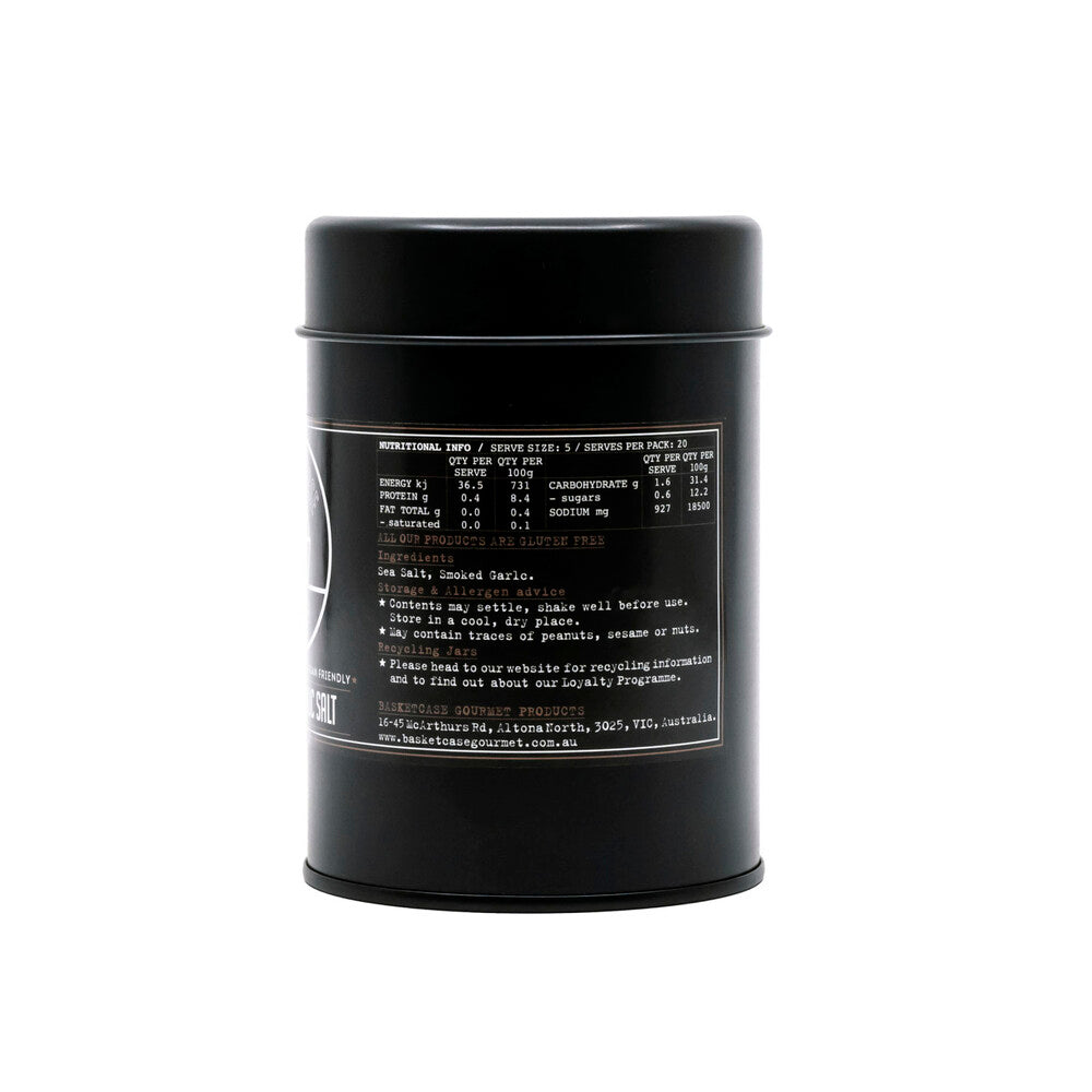 Basketcase Gourmet Smoked Garlic Salt - 100g