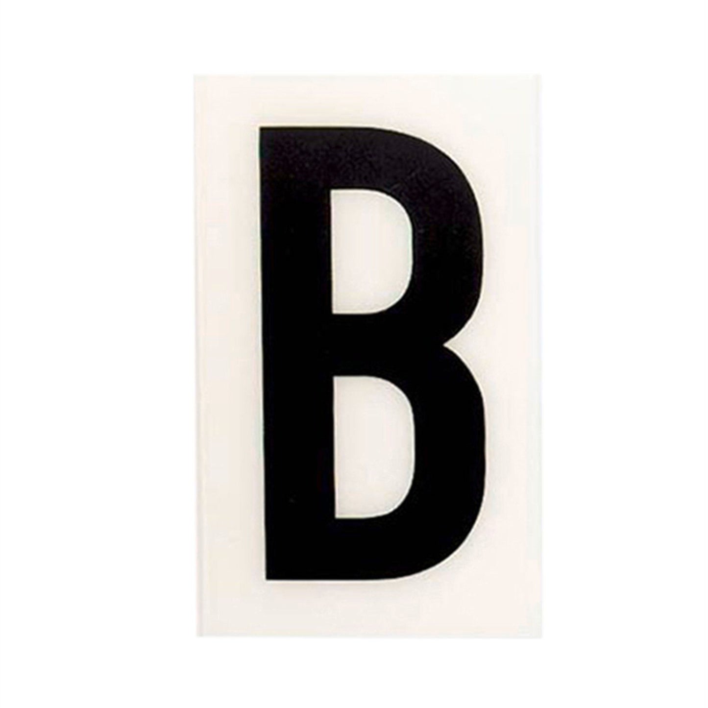 Sandleford Self Adhesive House Letter B - 85mm - White