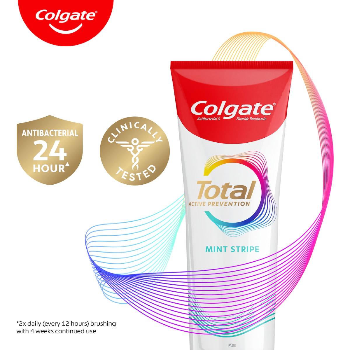 Colgate Total Active Prevention Mint Stripe Toothpaste 115g