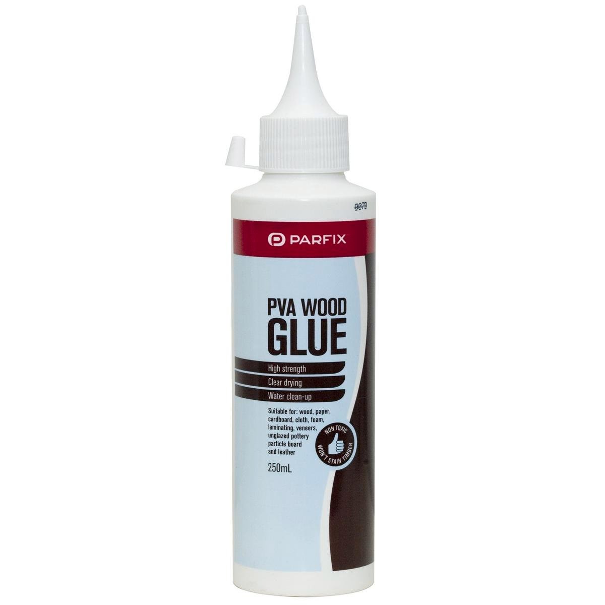 Parfix PVA Wood Glue 250ml - Clear Drying - Non-Toxic - High Strength