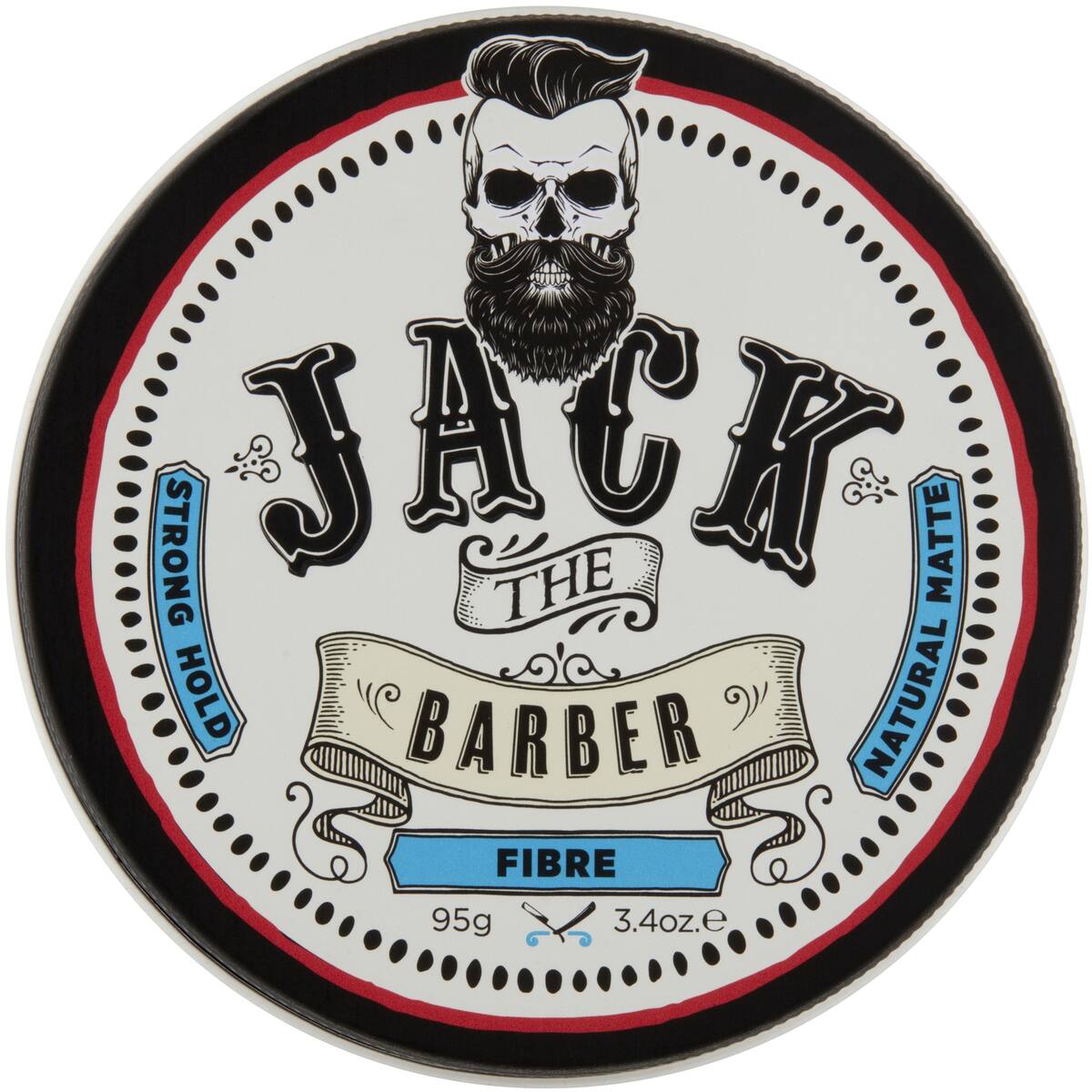 Jack The Barber Fibre Mens Hair Styler Strong Hold Matte Finish 95g