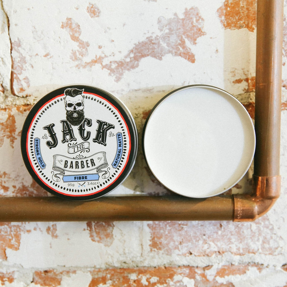 Jack The Barber Fibre Mens Hair Styler Strong Hold Matte Finish 95g