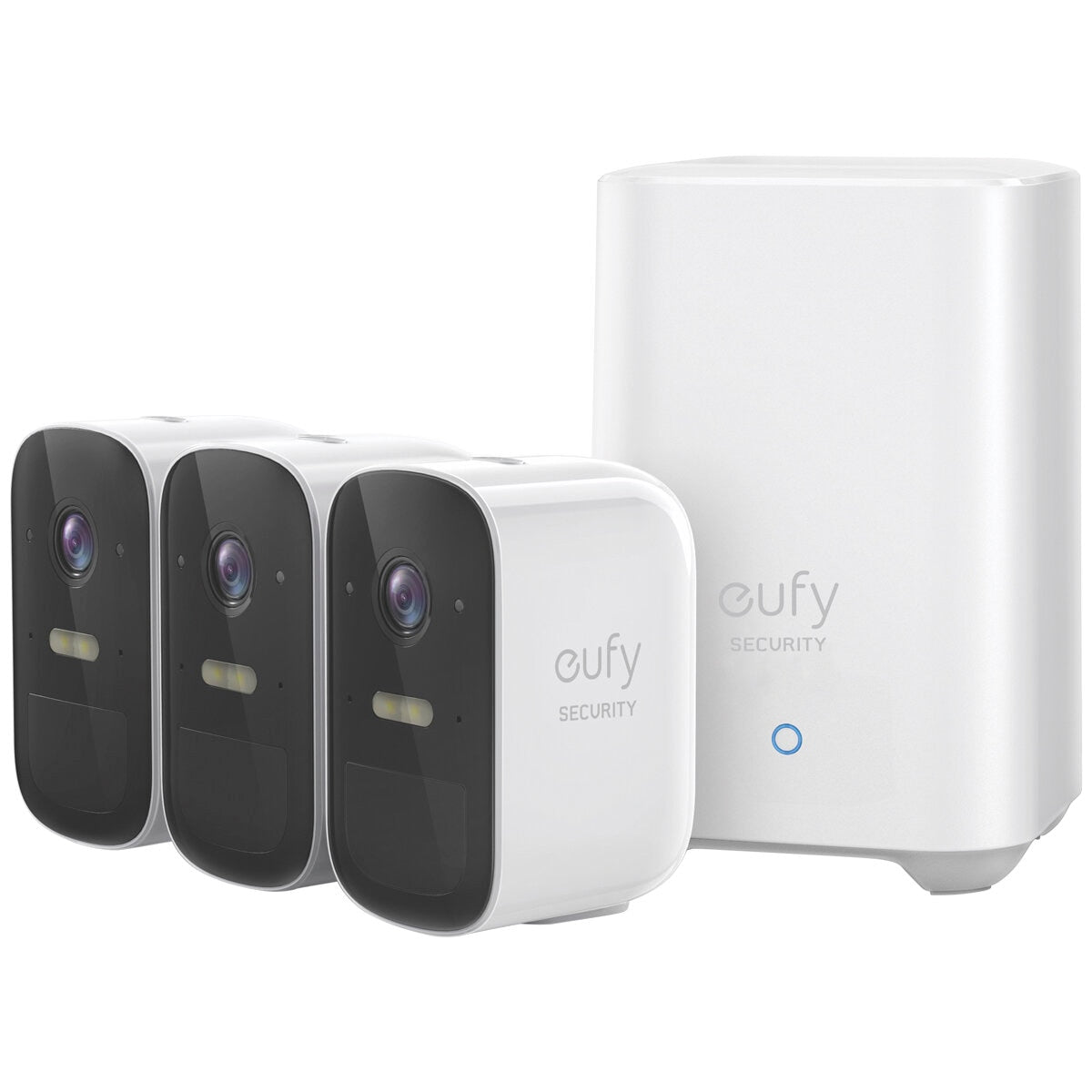 eufy 2C Three Camera Pack With Pan And Tilt Camera EUFY2C32KPTBND