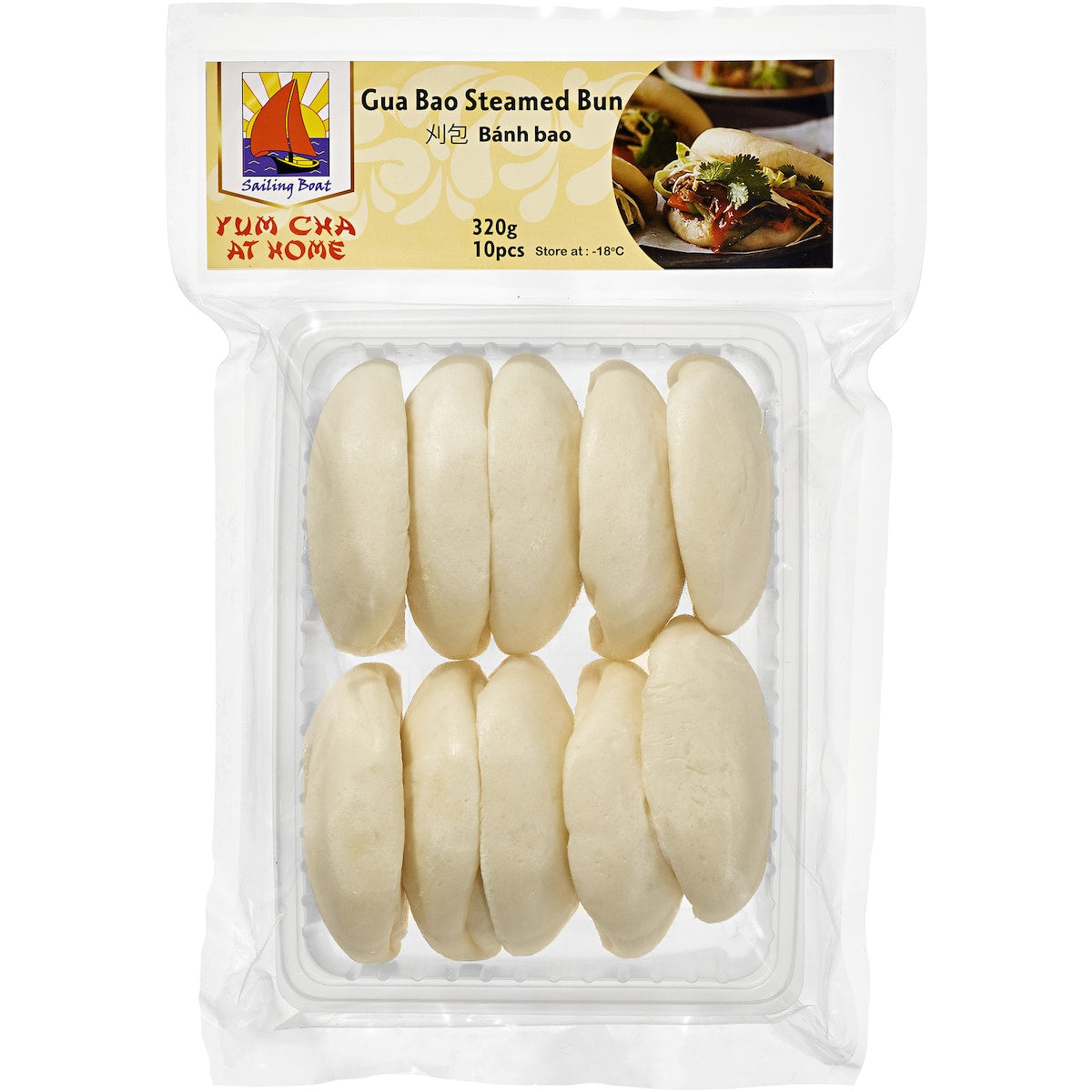 Sailing Boat Gua Bao Steamed Bun 320g