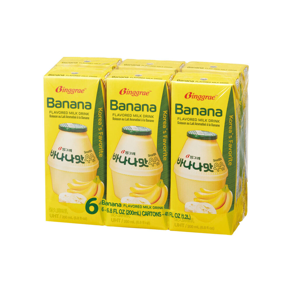 Binggrae Milk Drink Banana 6x200ml - 1.2L