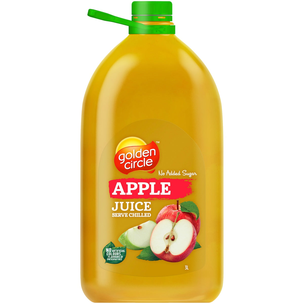 Golden Circle Apple Juice No Added Sugar Fruit Juices Breakfast 3l