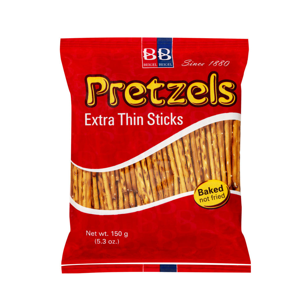 Beigel & Beigel Extra Thin Pretzels Sticks - 150g