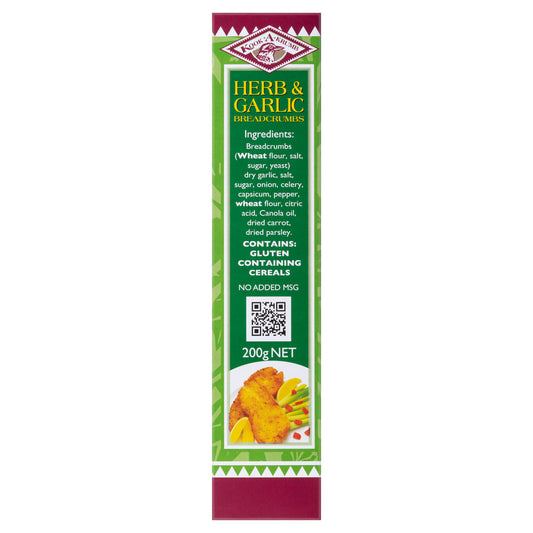 Kook 'A' Crumb Herb & Garlic Bread Crumbs - 200g