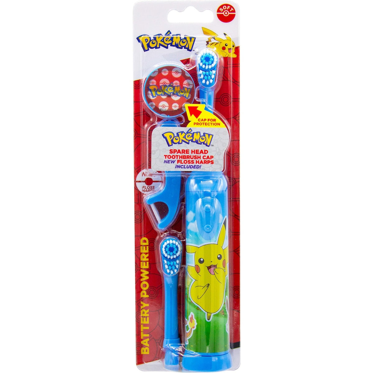 Pokemon Miraculous Jurassic Battery Powered Kids Toothbrush each
