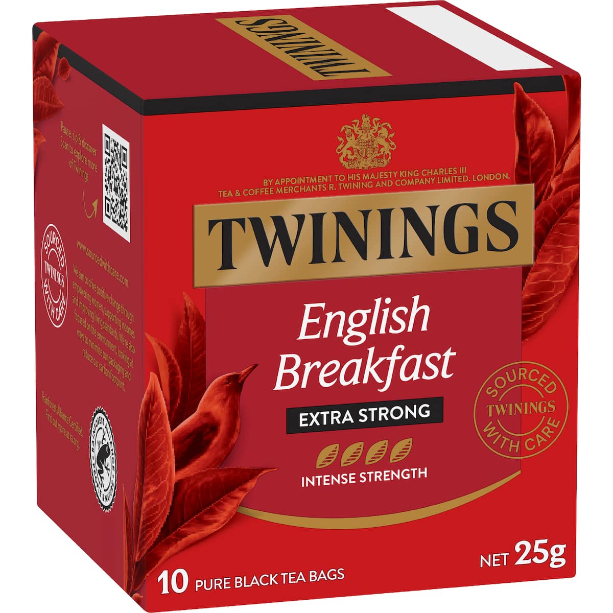 Twinings English Breakfast Extra Strong Tea Bags 10 Pack
