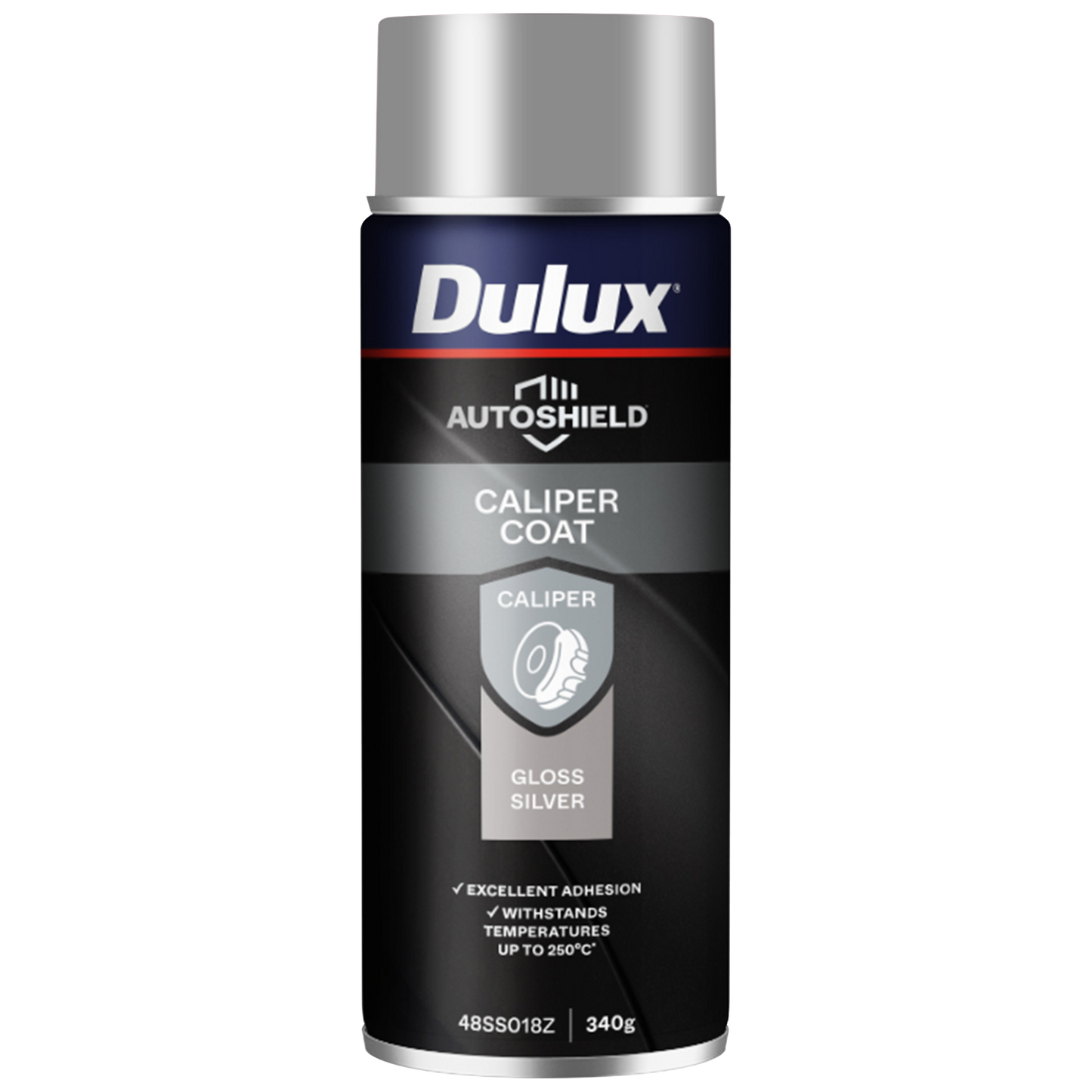 Dulux Autoshield Spray Paint - 340g - Silver Caliper