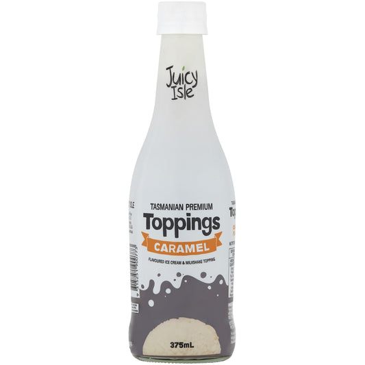 Juicy Isle Caramel Topping 375mL