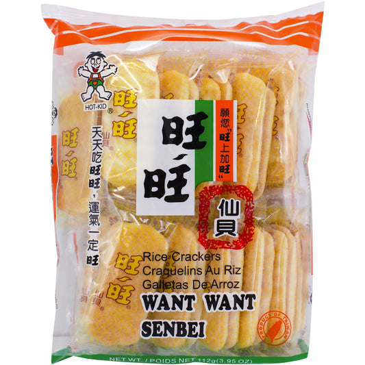 Hot Kids Rice Snacks Want Want Senbei 112g