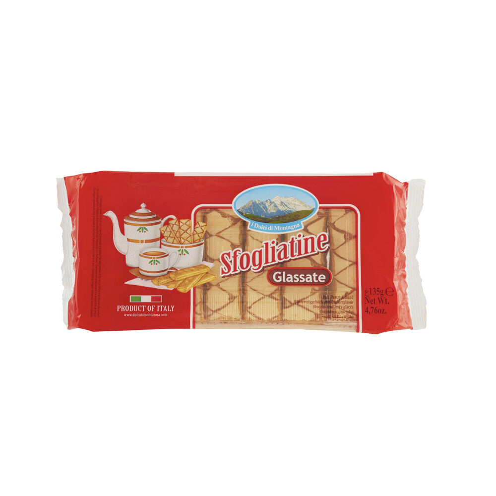 I Dolci Di Montagna Sfogliatine Glassate Wafers - 135g