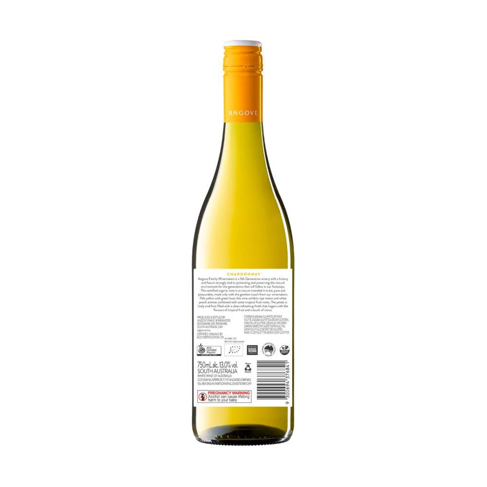 Angove Organic Chardonnay 750ml - 1 Each