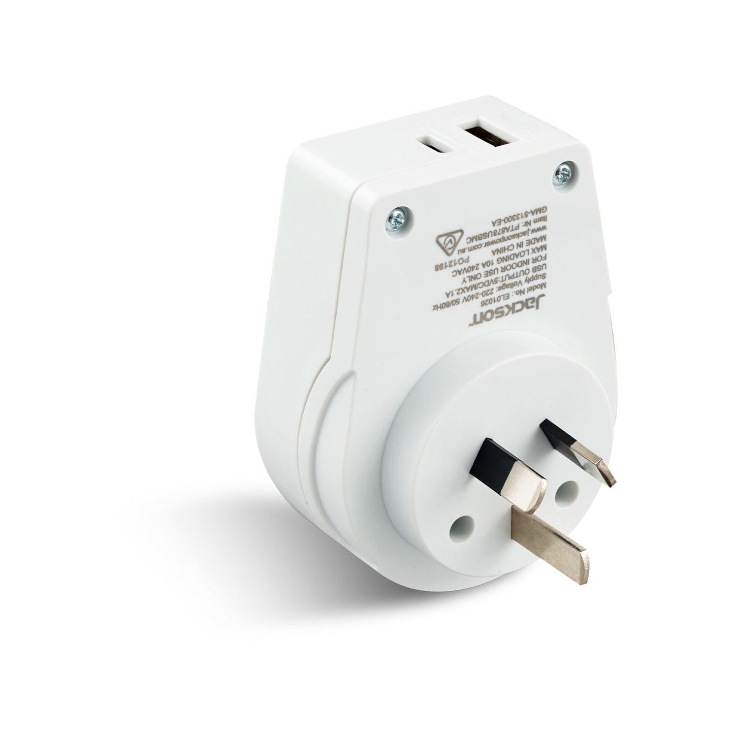 Jackson Inbound Travel Adaptor - USB A & C- USA, UK and More