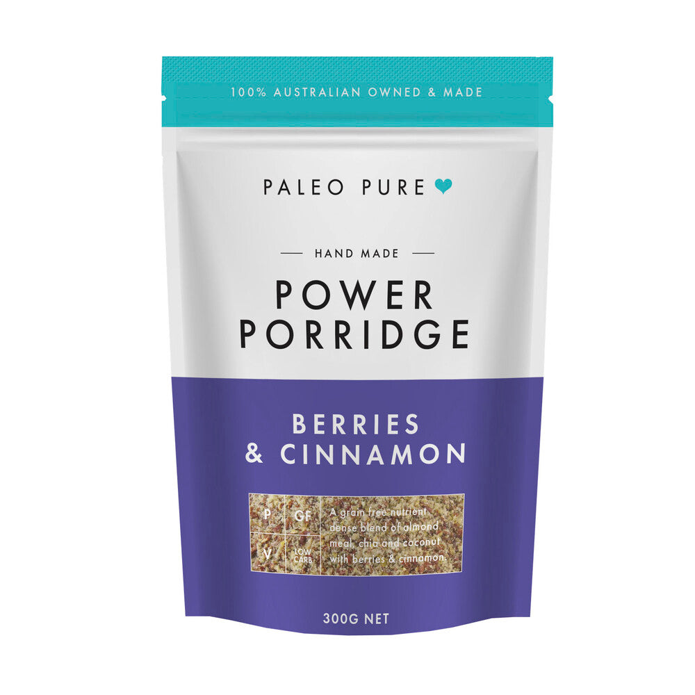 Paleo Pure Power Porridge Berries And Cinnamon - 300g