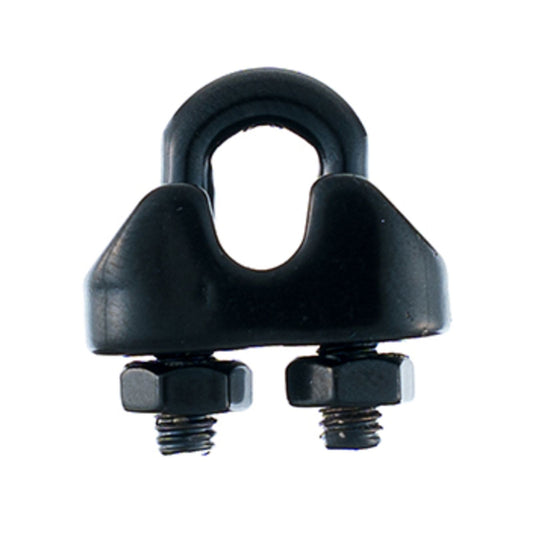 Taskmaster Black Stainless Steel Wire Rope Grips - 3mm - 12 Pack