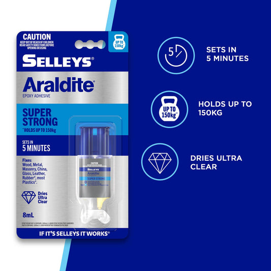 Selleys Araldite Super Strong Epoxy Adhesive - 8ml