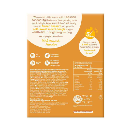 Little Moons Golden Blond Chocolate Mochi Bites 6 pack - 192g