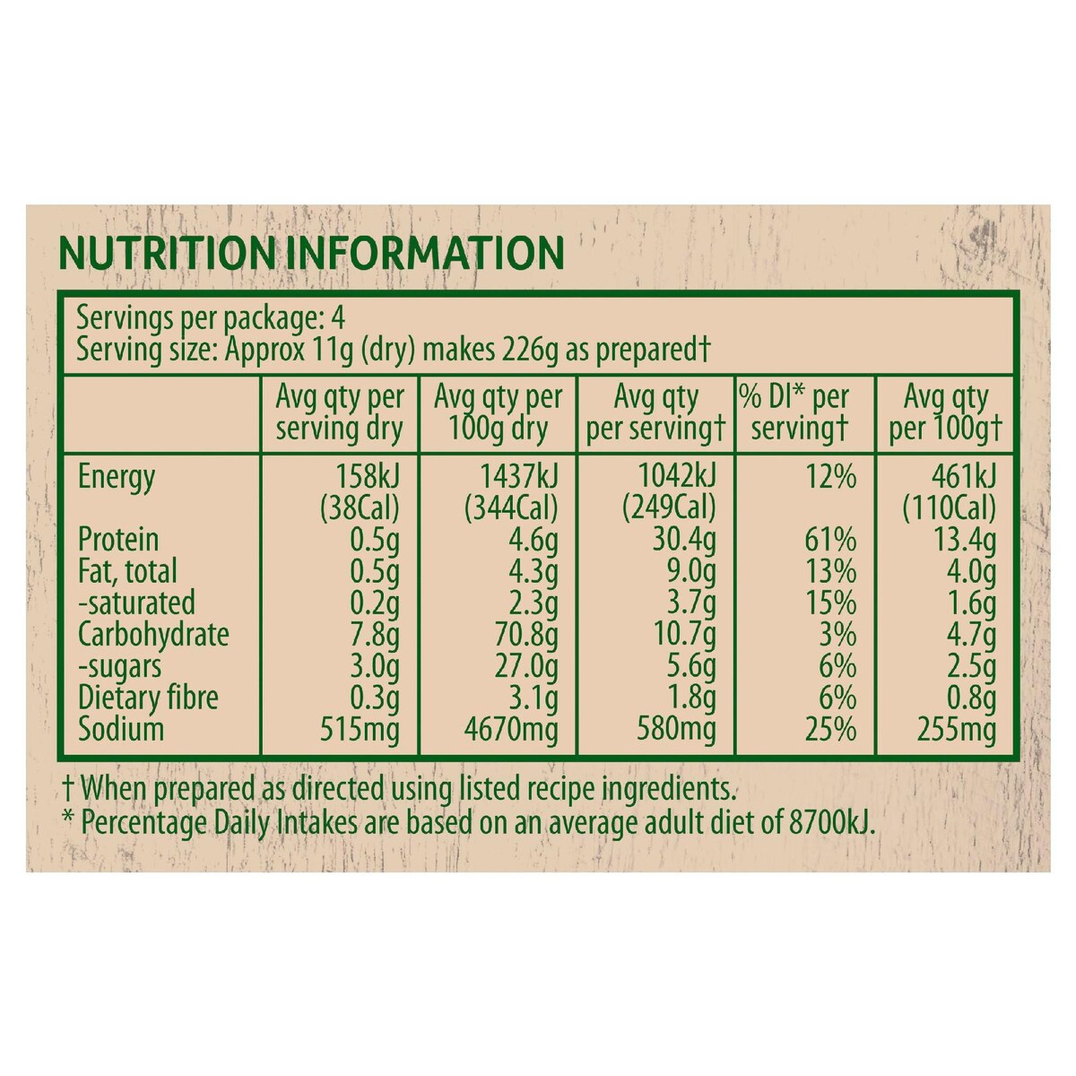 Continental Recipe Base Creamy Chicken Stroganoff 40g