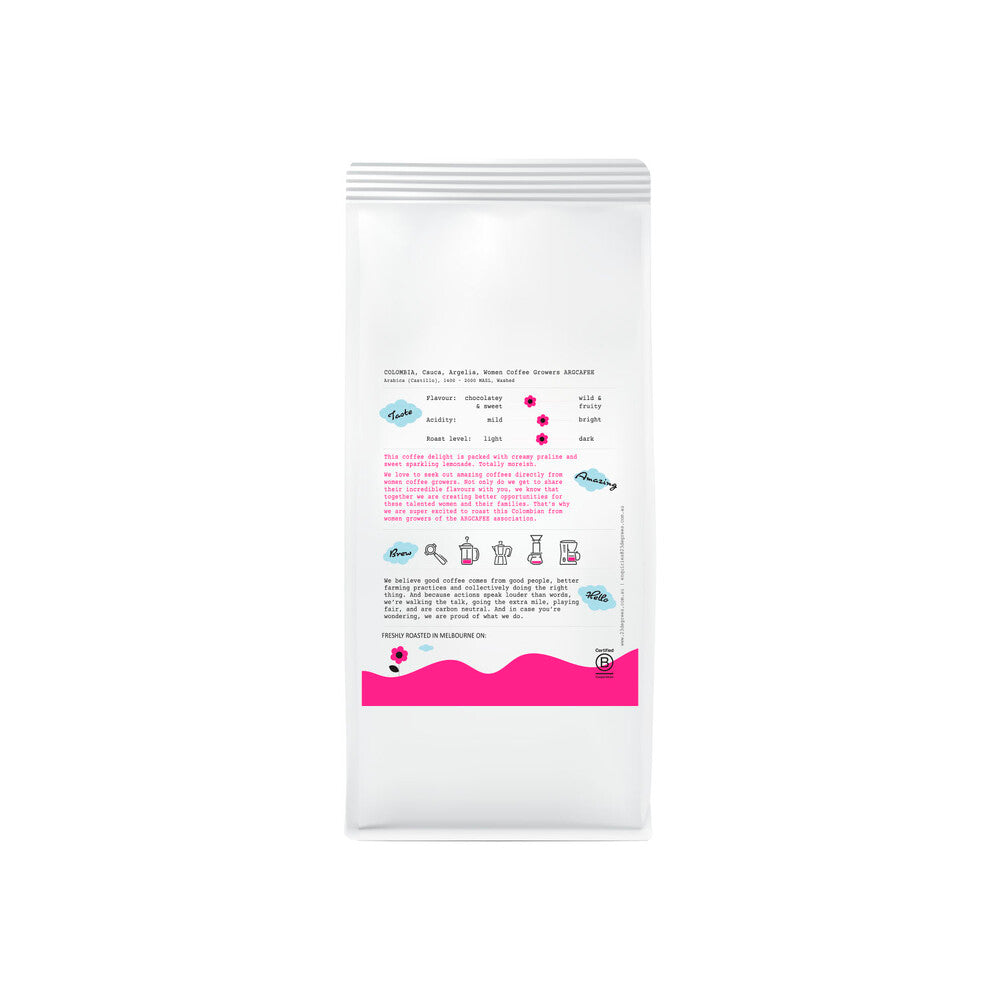 23 Degrees Coffee Roasters Women Coffee Browers Whole Bean - 1kg