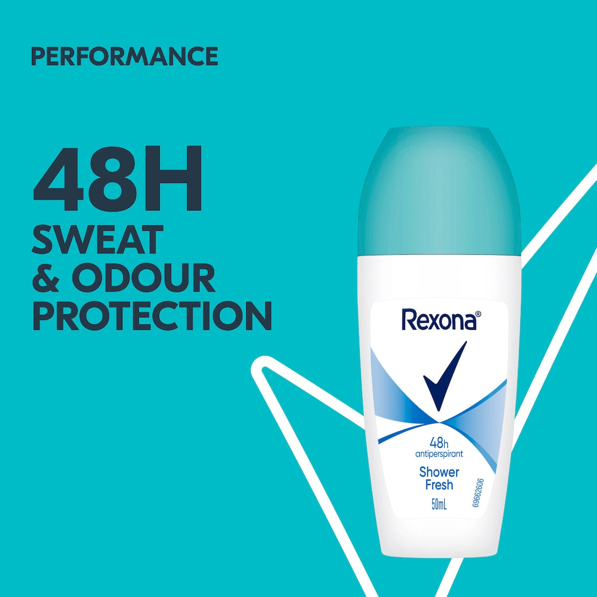 Rexona Women 48hr Deodorant Roll On Shower Fresh 50ml