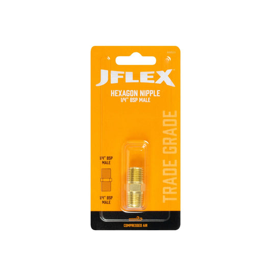 Jflex Hexagon Nipple - 1/4" BSP