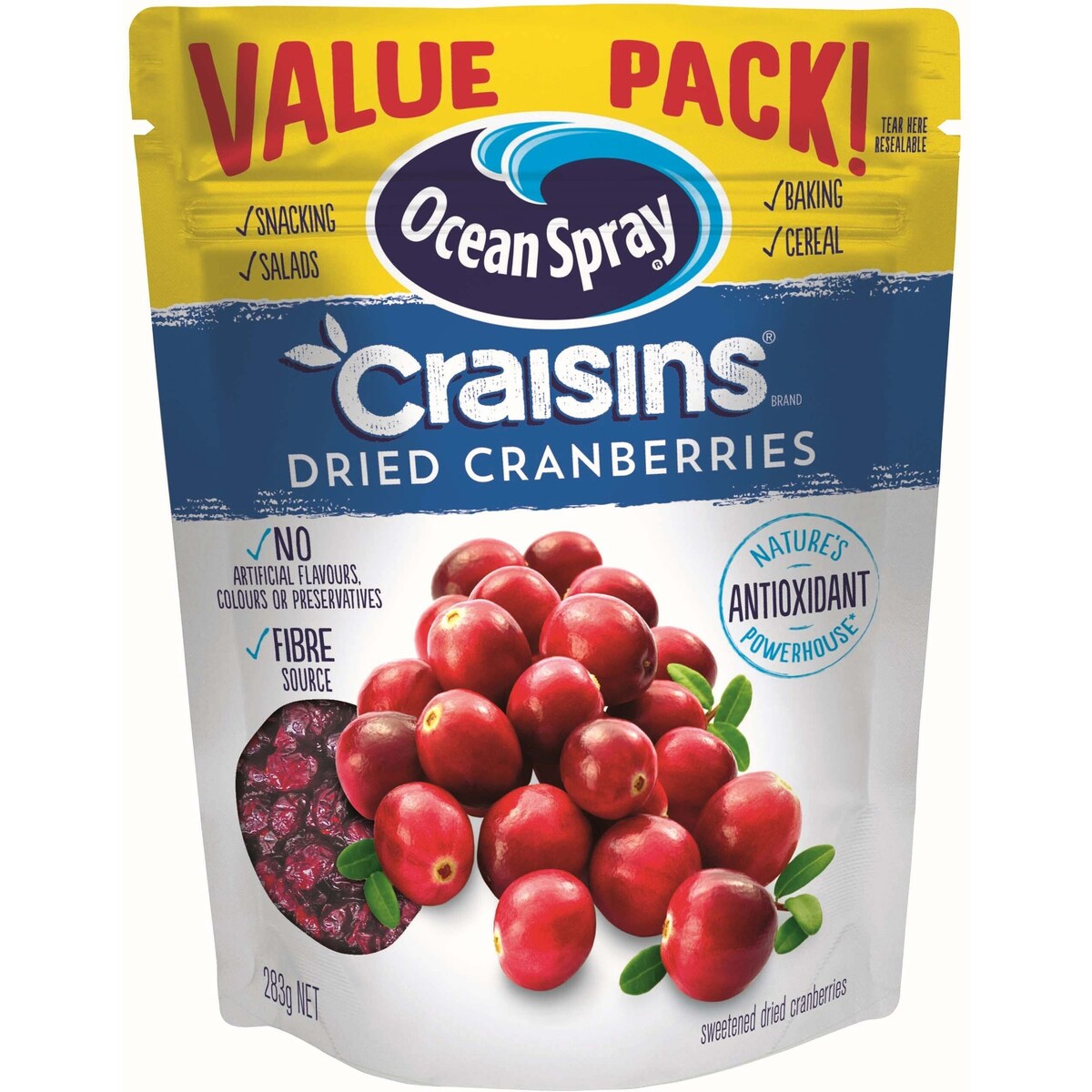 Ocean Spray Craisins Value Bag 283g