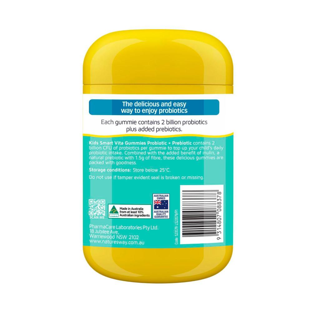 Nature's Way Kids Gummies Probitotic + Prebiotic - 90 Pack