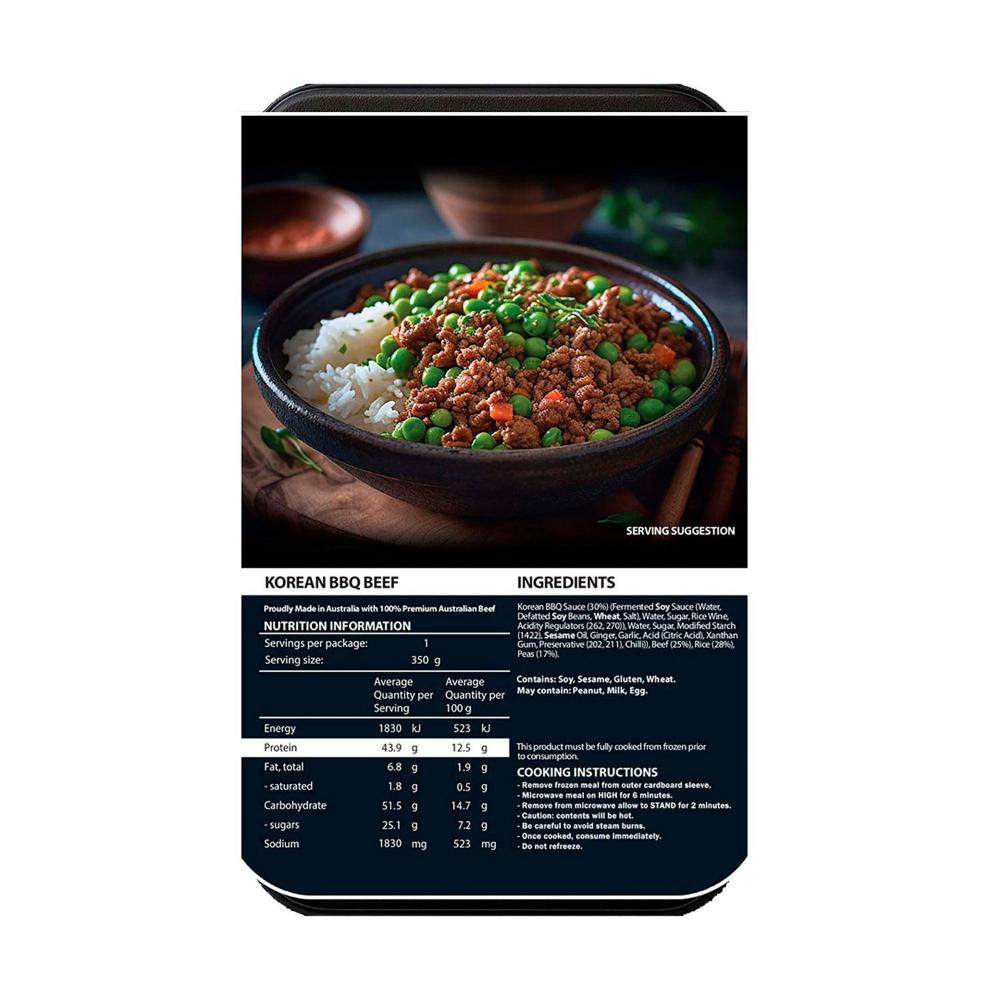 Core PowerFoods Korean BBQ Beef - 350g