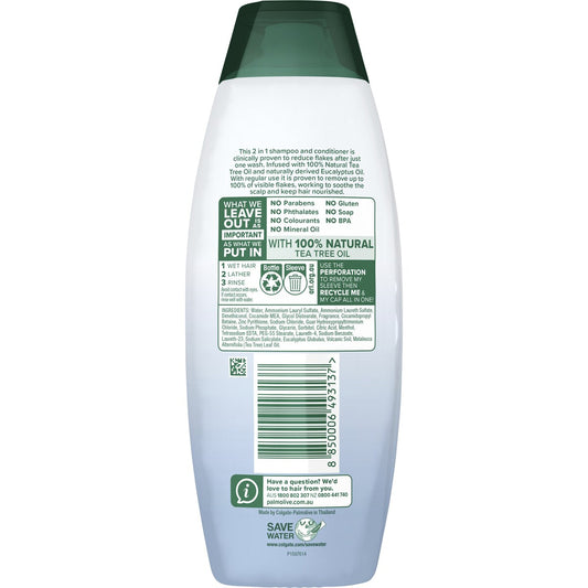 Palmolive 2In1 Shampoo & Conditioner Naturals Anti Dandruff 350mL