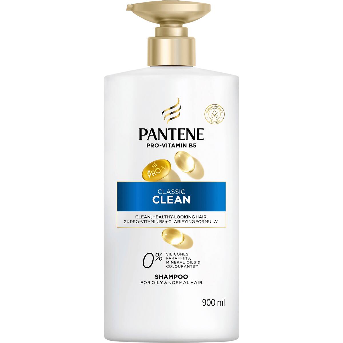 Pantene Pro-v Classic Clean Shampoo 900ml