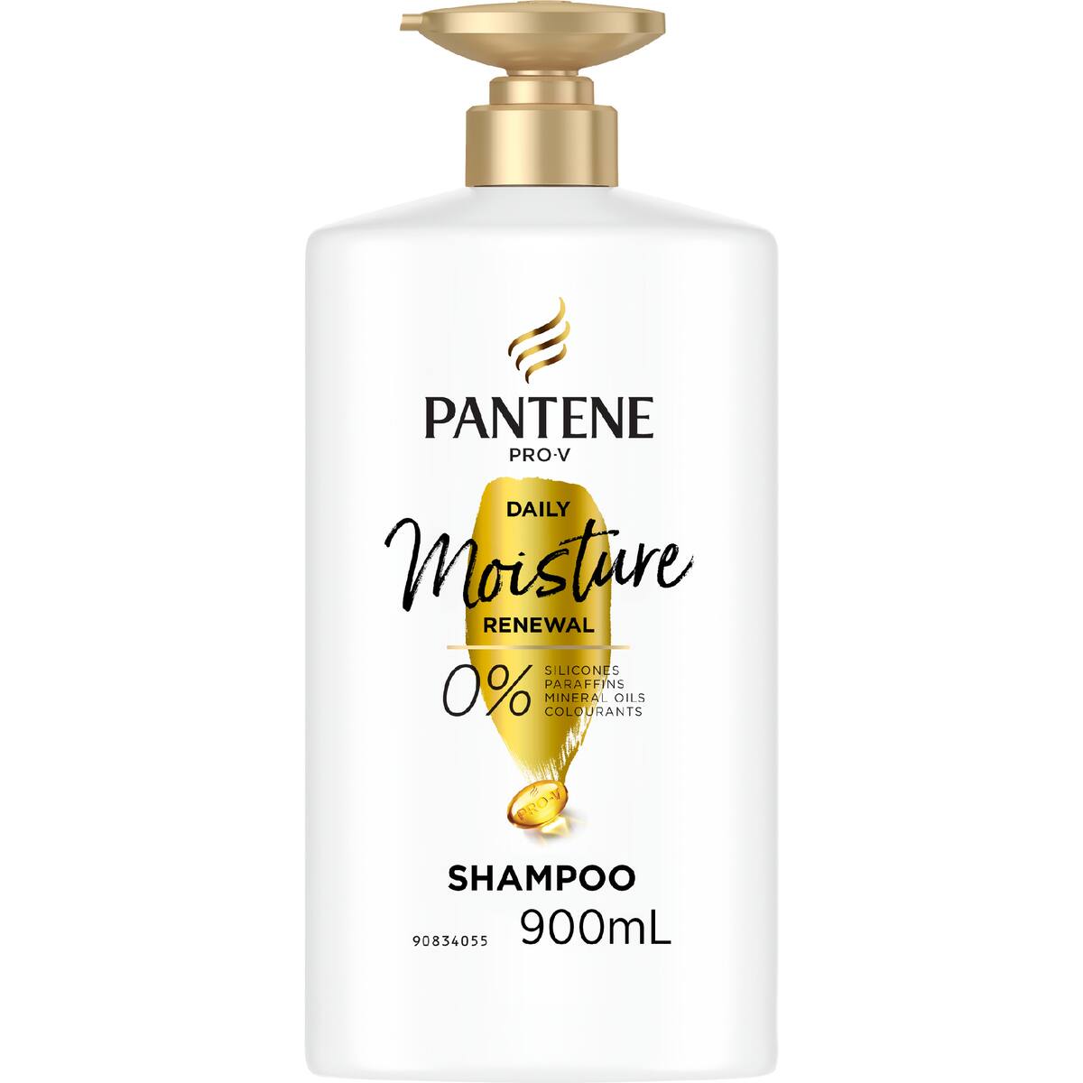 Pantene Pro V Daily Moisture Renewal Nourishing Shampoo Dry Hair 900ml