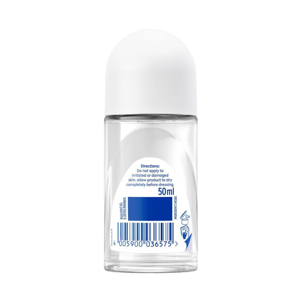 Nivea Deo Roll On Female Invisible Black And White ear - 50mL
