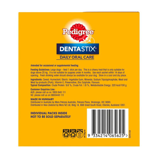 Pedigree Dentastix Dog Treat Large - 70PACK