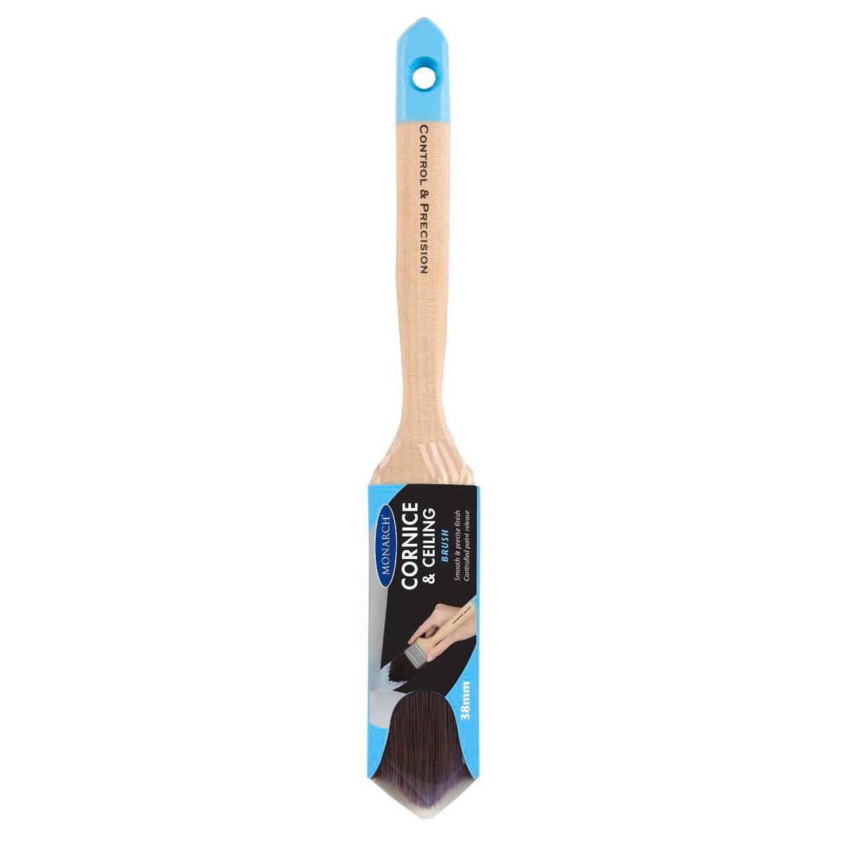 Monarch Cornice & Ceiling Paint Brush 38mm Synthetic Ultra Smooth Finish